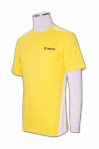T225 廣告Tee定制　活動Tee印製  T恤批發商    黃色